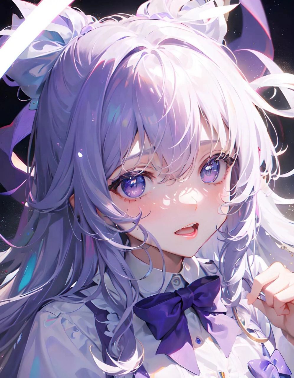 星辰落入你双眸·紫色系女生头像7815