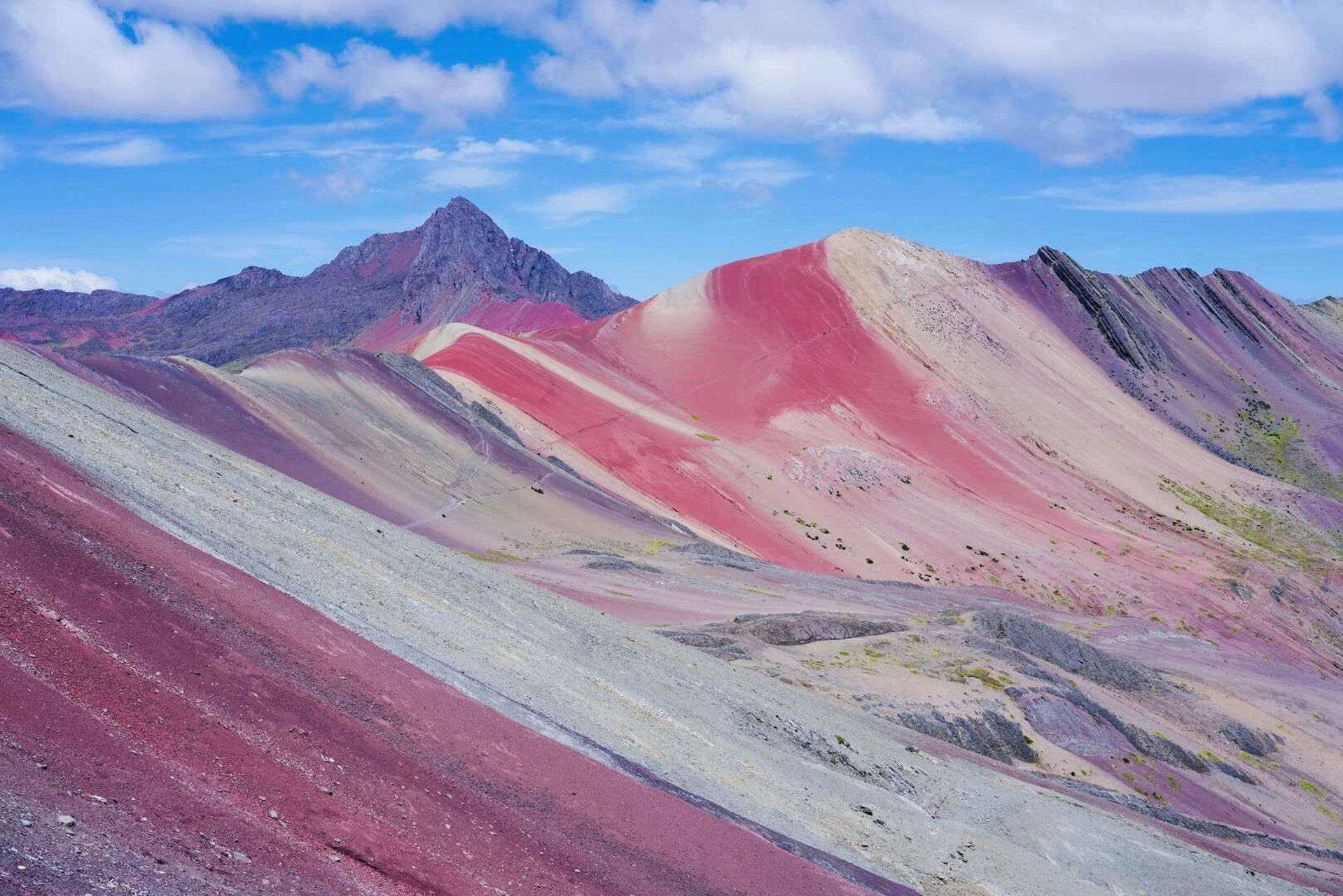 徒步时拍到的人生照片|秘鲁5200米彩虹山 秘鲁彩虹山96这是此行爬的