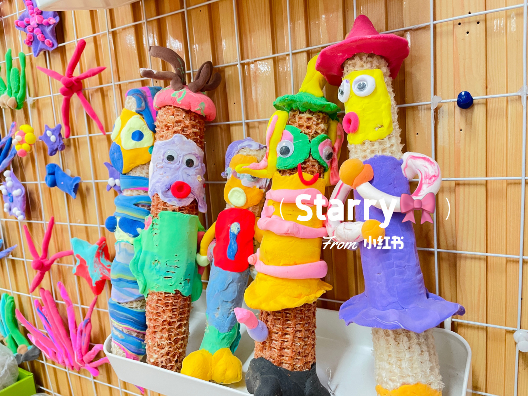 幼师必看97玉米芯的创意8915 9898大自然,大社会都是幼儿的