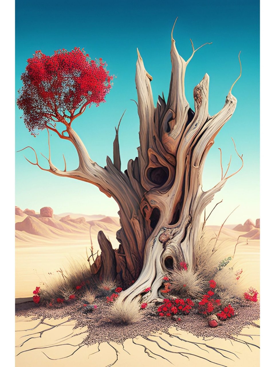 枯木逢春是一种非常吉祥的好兆头.