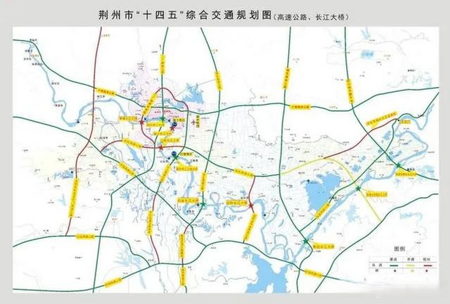 荆州市"十四五"综合交通规划图 荆州头条  头条创作挑战赛