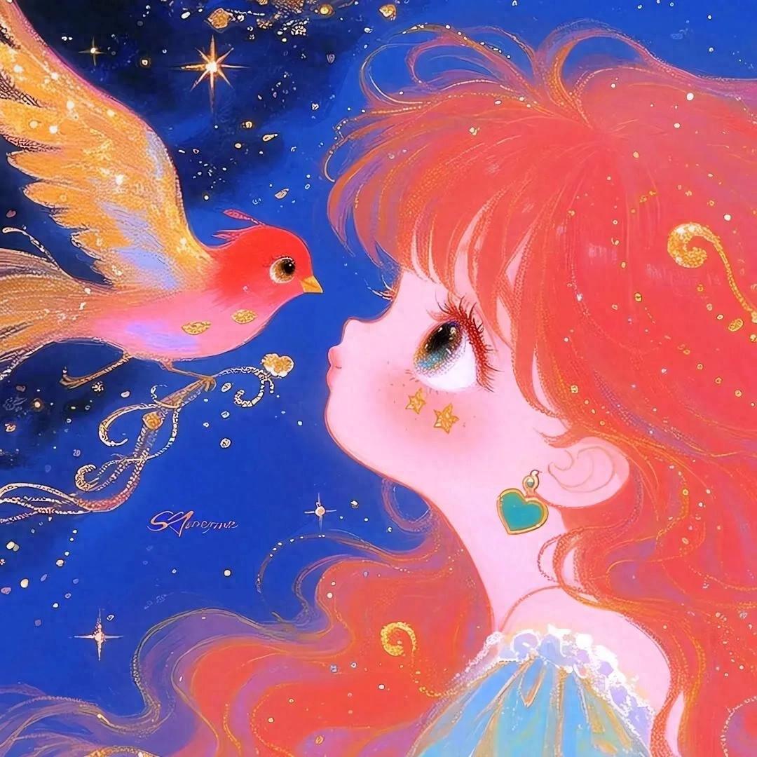 好美的小天使啊!看这头像,简直就是一幅动人的画卷