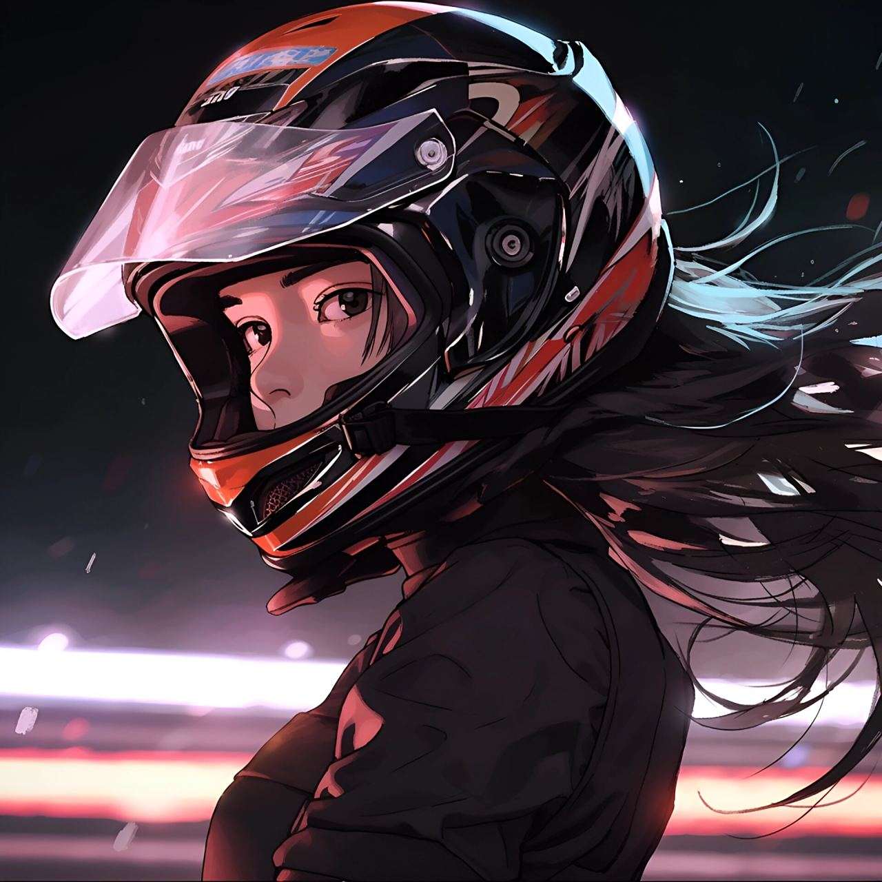 旧漫头像丨机车少女 这样酷酷的机车少女谁不爱啊