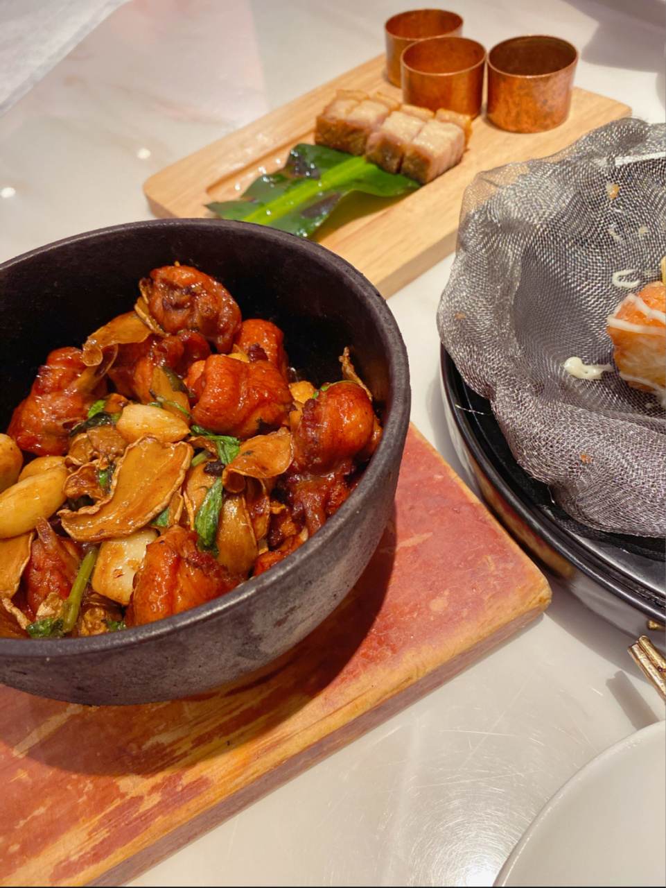 打卡茉莉餐厅94 完全冲着颜值去吃的,菜的味道都比较清淡,和狗子两