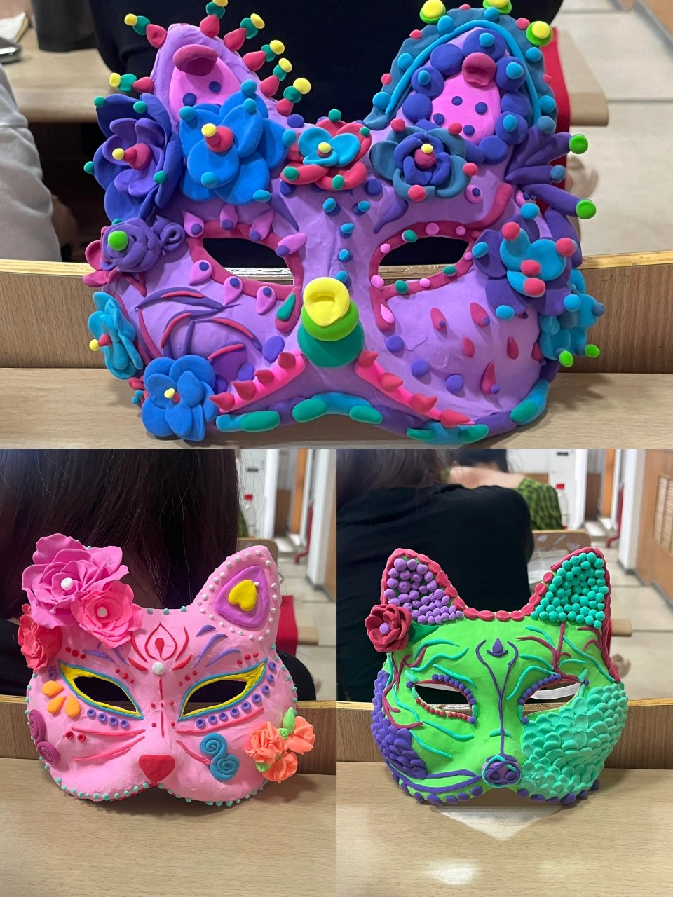 狐狸面具 手工作品