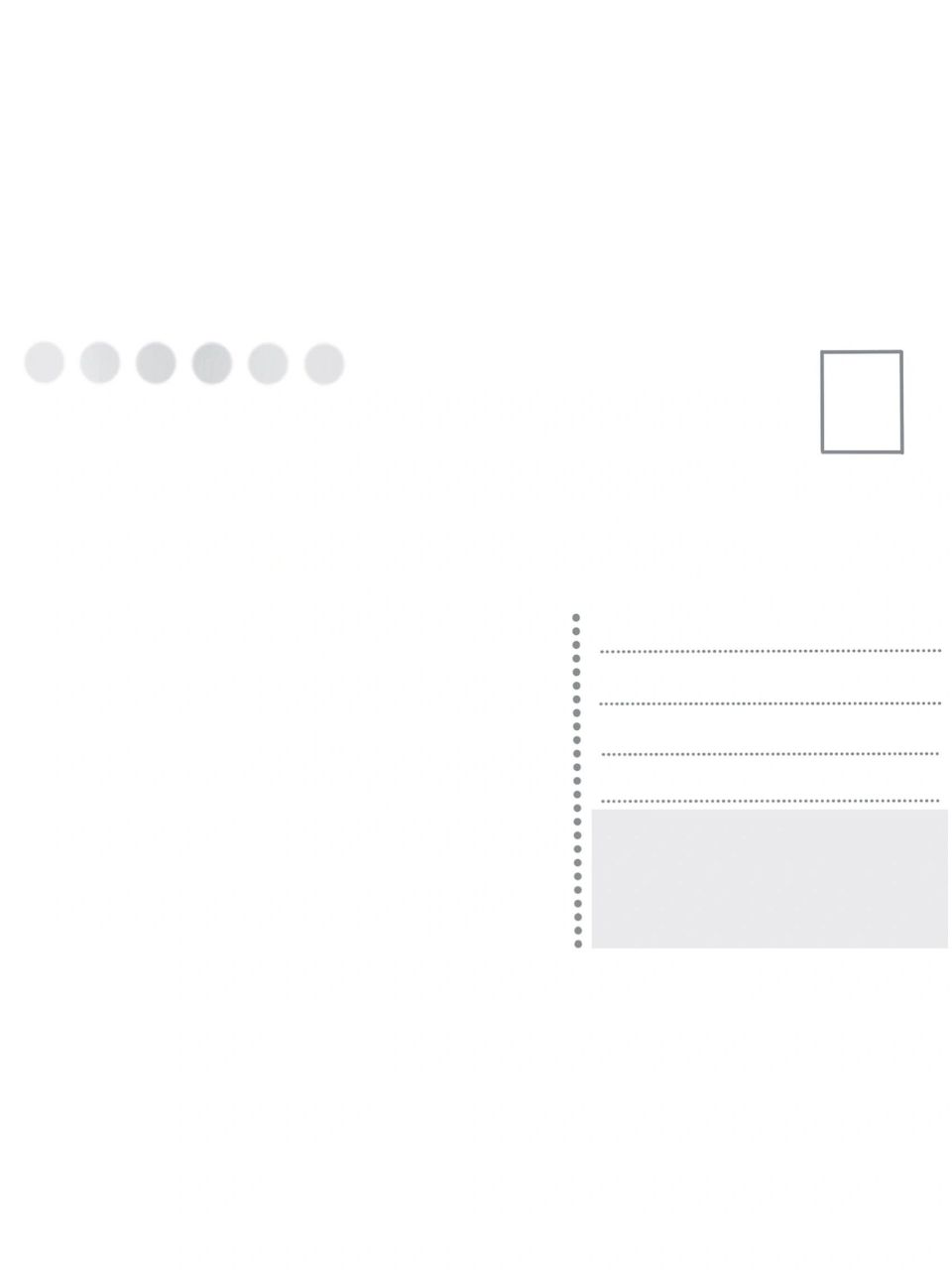 自制明信片背面模板分享2⃣️ 自制片的快乐是盒片给不了的哈哈哈
