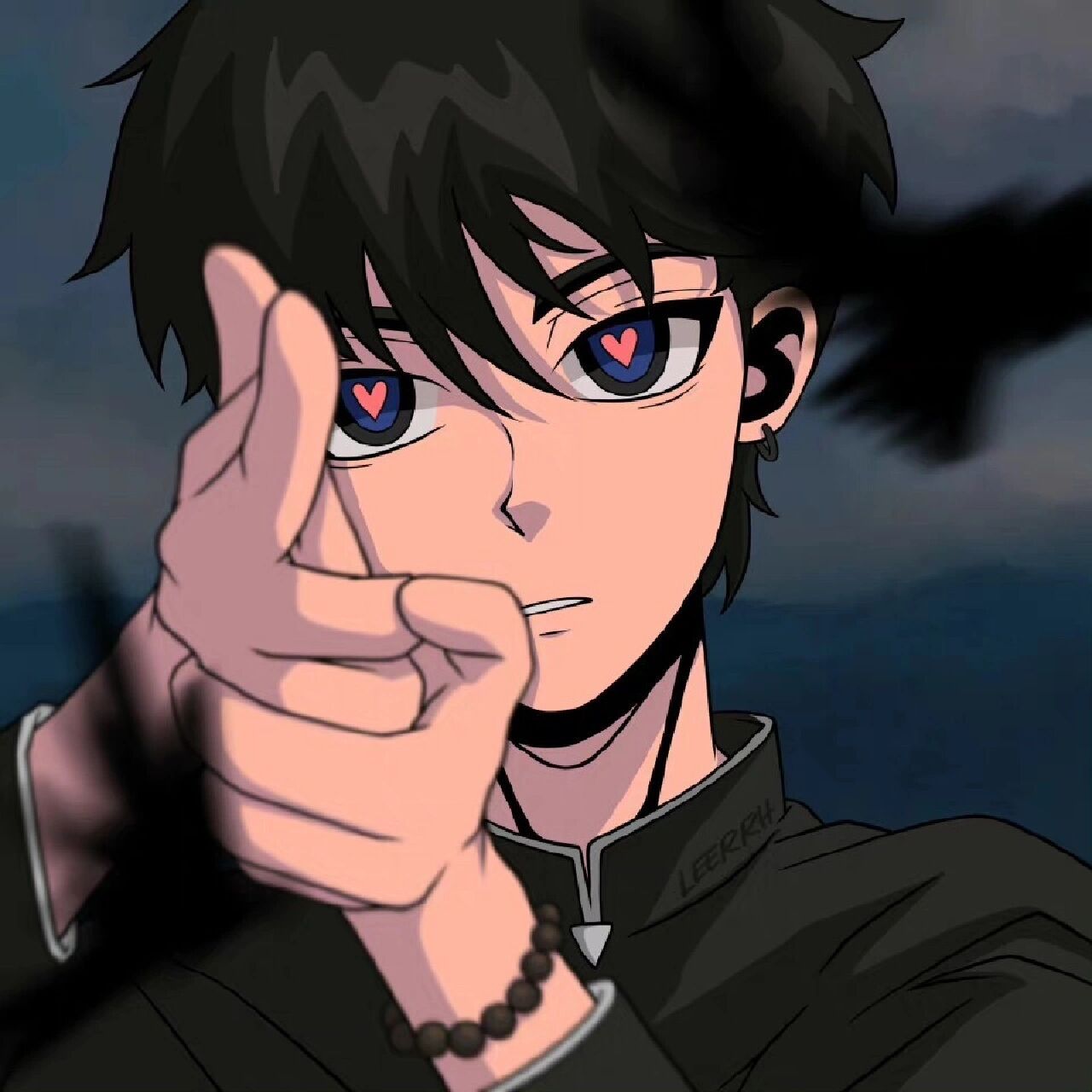 get77眼里有爱心75男头 动漫男头分享