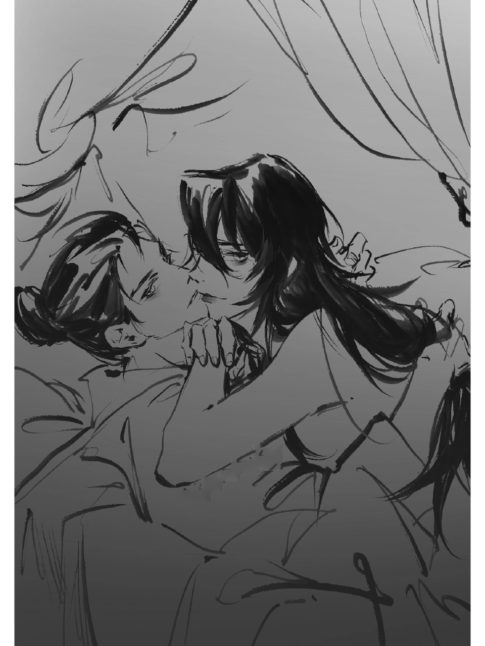 熬不下去了要猝死了大家先嘬一口速写 三点睡八点起阎王夸我好身体