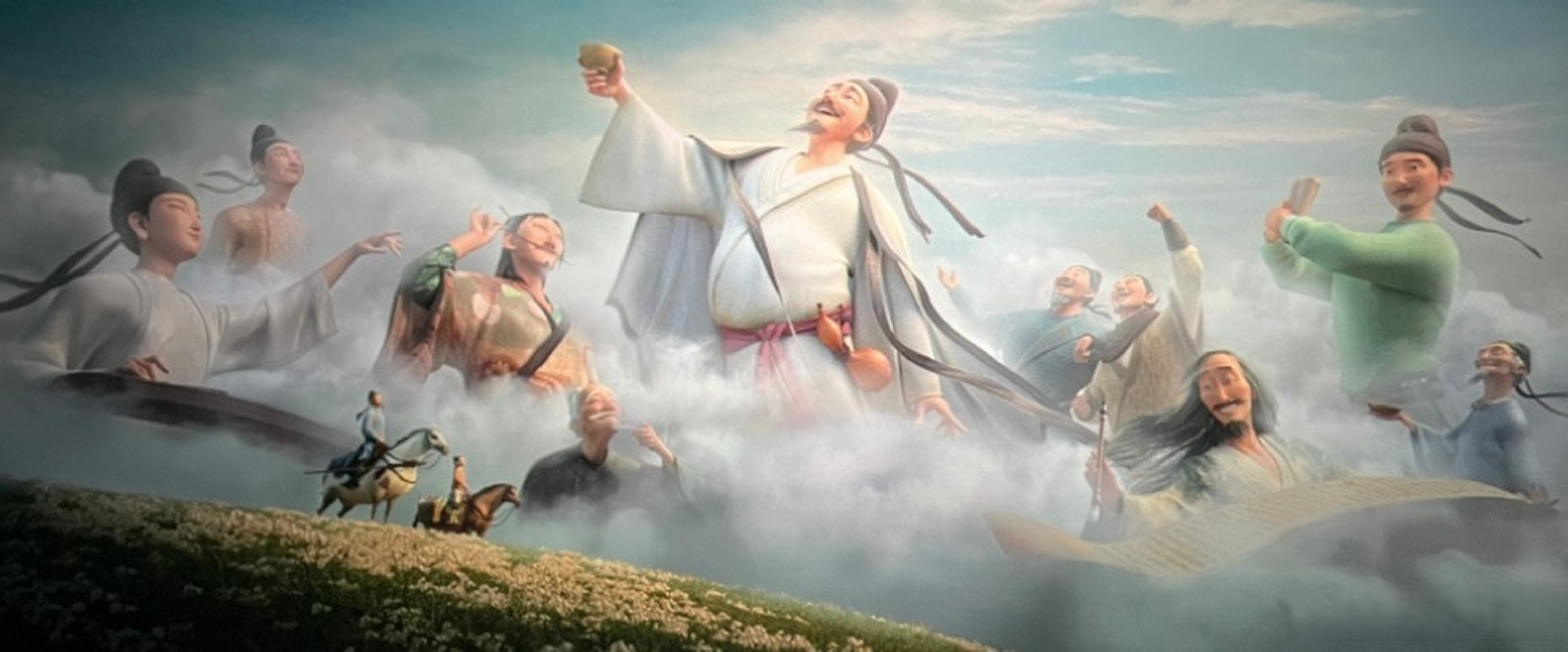 电影长安三万里# 这是一部展现大唐盛世风采的电影,其中提到近五十首