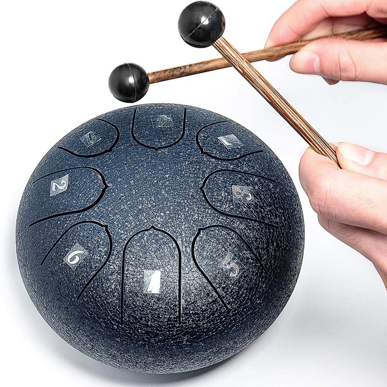 alloy steel tongue drum 8 notes 6 inches chakra tank drum steel