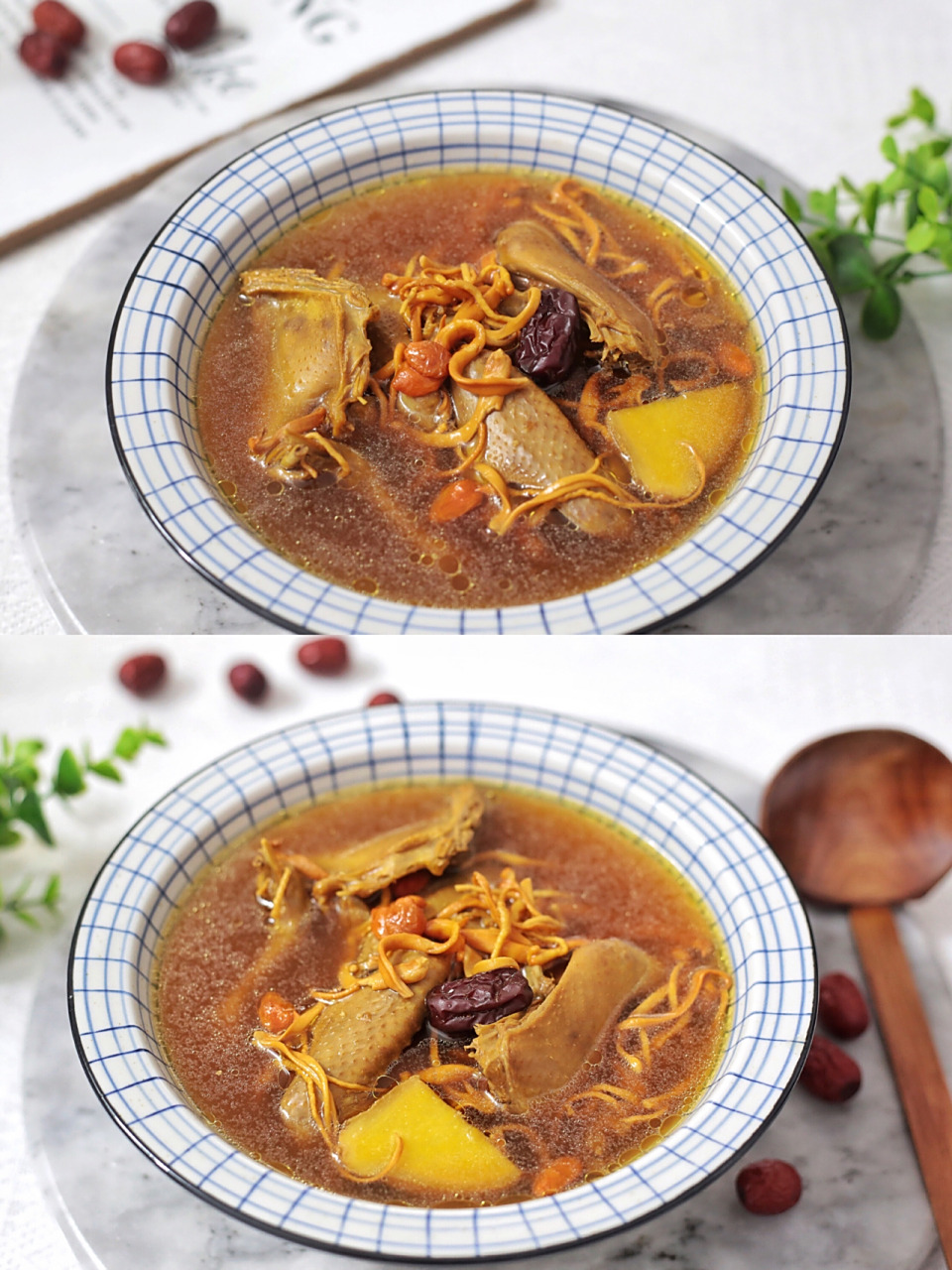 秋冬养生滋补汤6015 虫草花鸽子汤,清甜好喝不油腻,常喝身体暖和