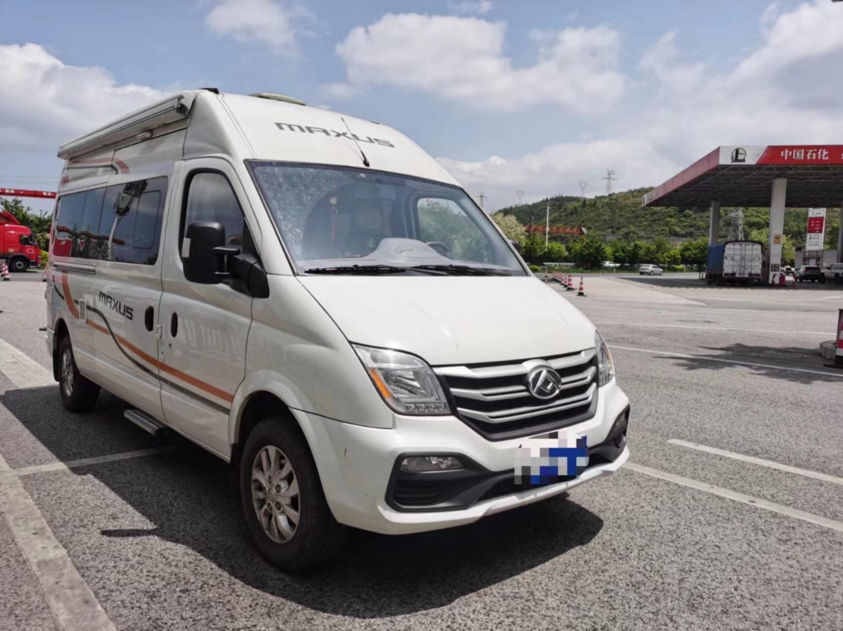 七狼房车出售, 20年12月26号上户,大通v80,plus底盘长轴高顶,安全行驶