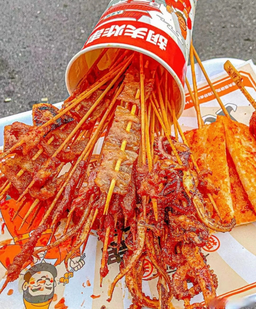 高考完了,快来胡夫炸串这里炫上一顿美美的炸串吧,炸出好成绩 #吃喝