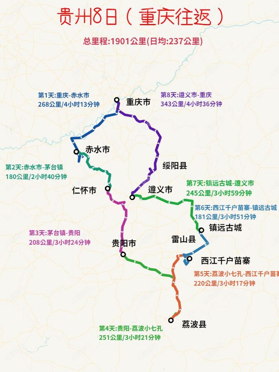 从重庆出发去贵州吧!