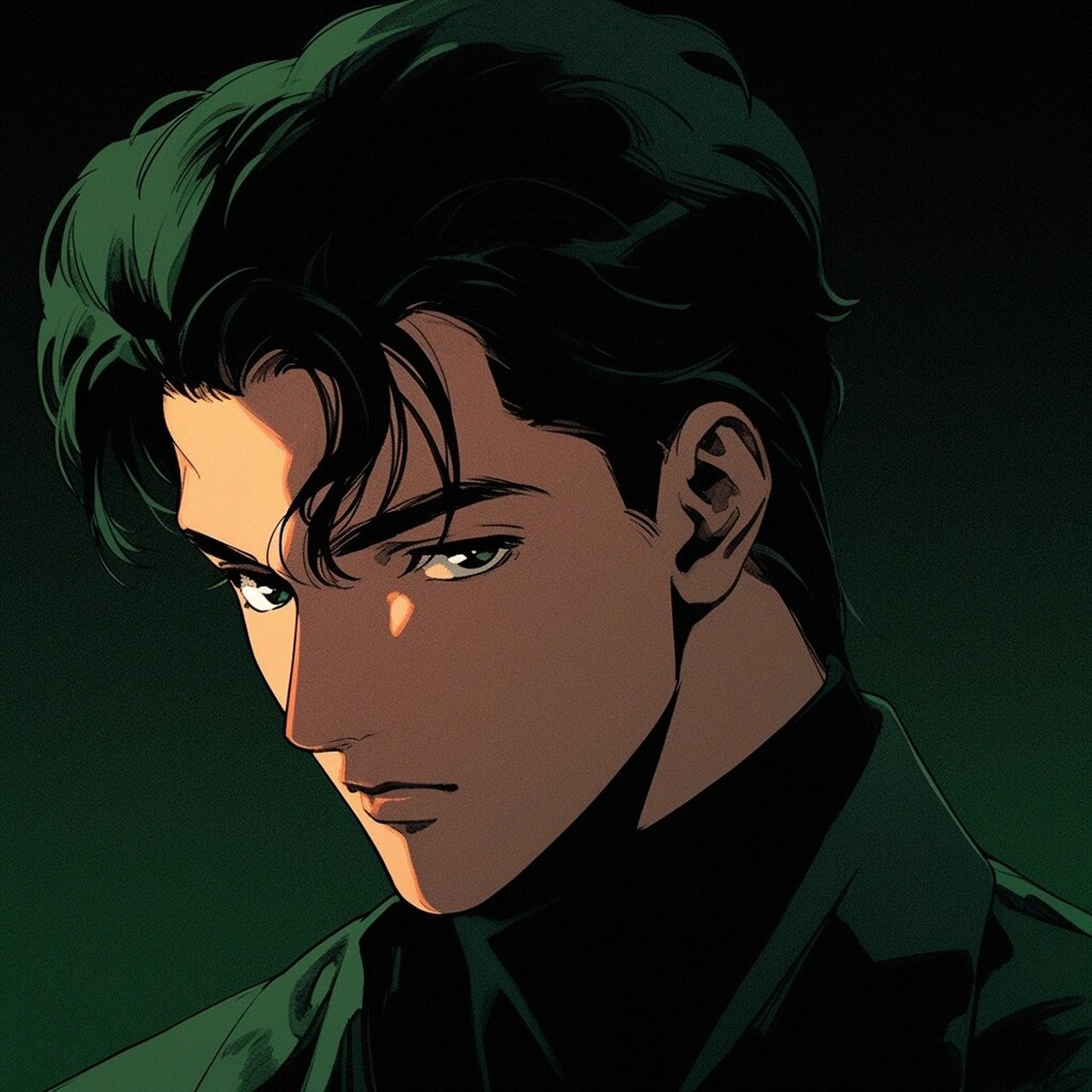 ai绘画旧漫系列头像——第三期西装革履男孩 #旧漫头像# #氛围感拉满