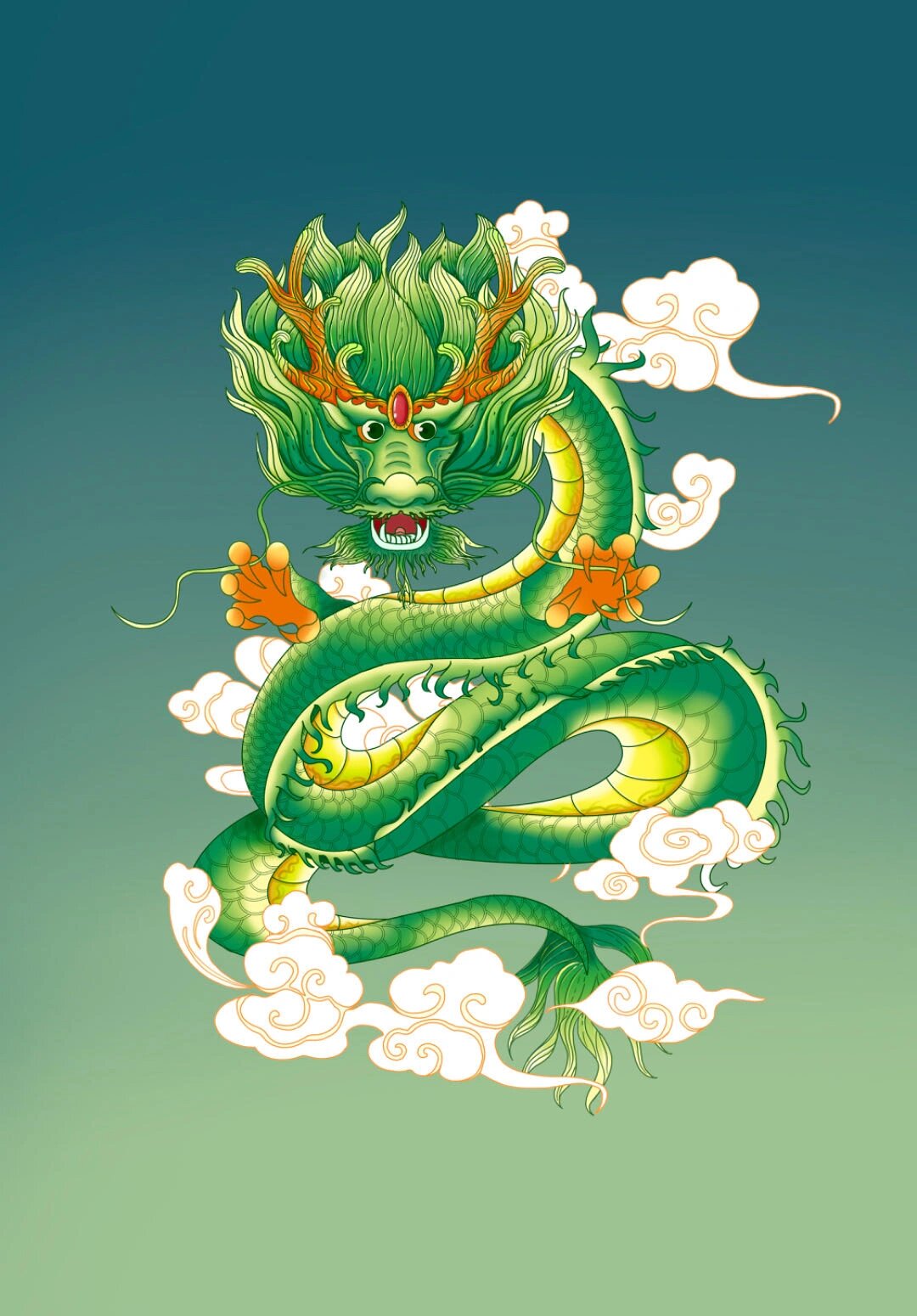 绿色神龙,龙族有绿色的龙吗