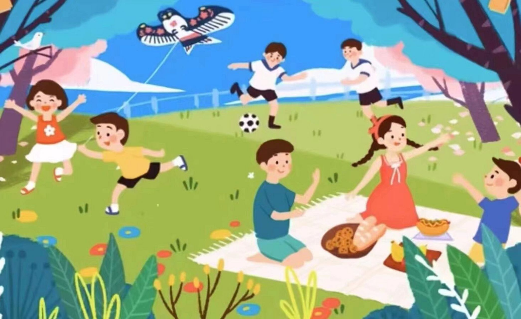 一年级看图写话97《有趣的春游》95 方法指导: 95学会按照(先