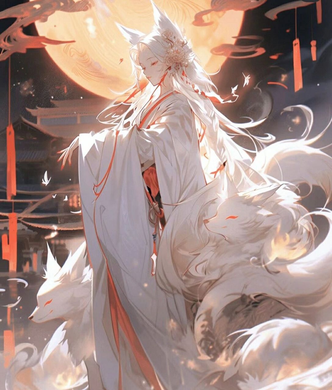 古风头像:九尾狐