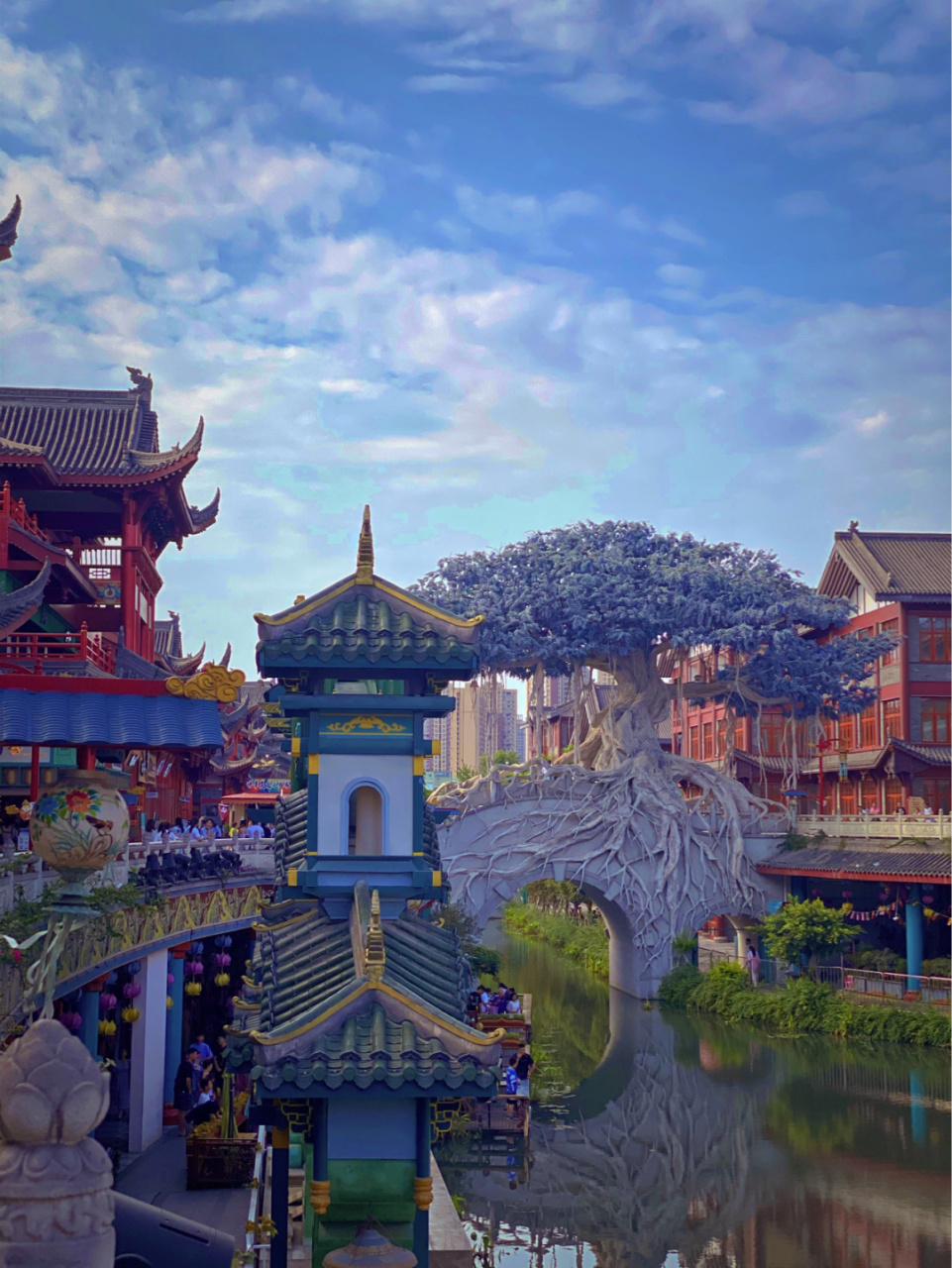 网红打卡地—眉山水街 你们来过了吗?