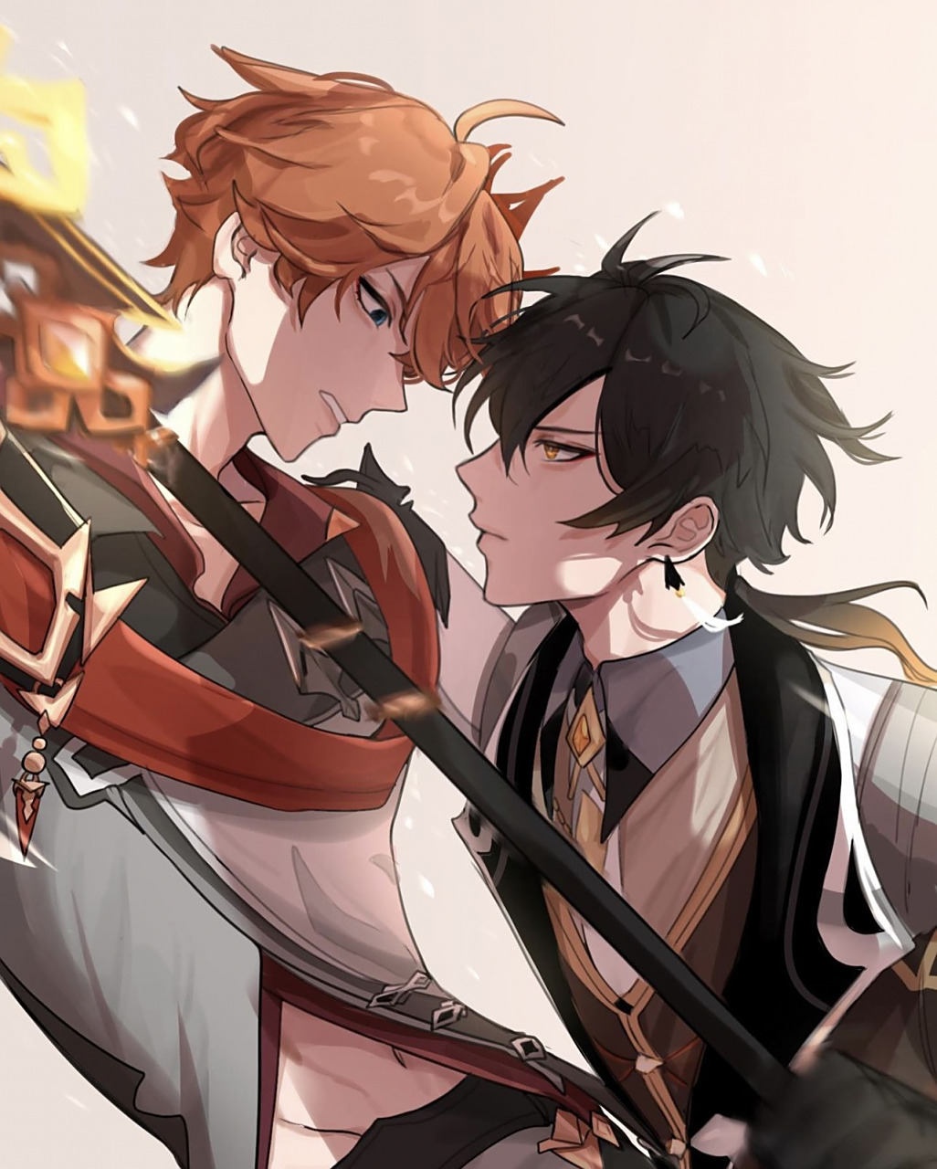 原神 | 公子 x 钟离 0000 搬运 | ins: @ karm.