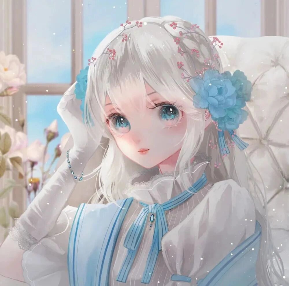 仙气宫廷少女唯美漂亮动漫女生头像(1)