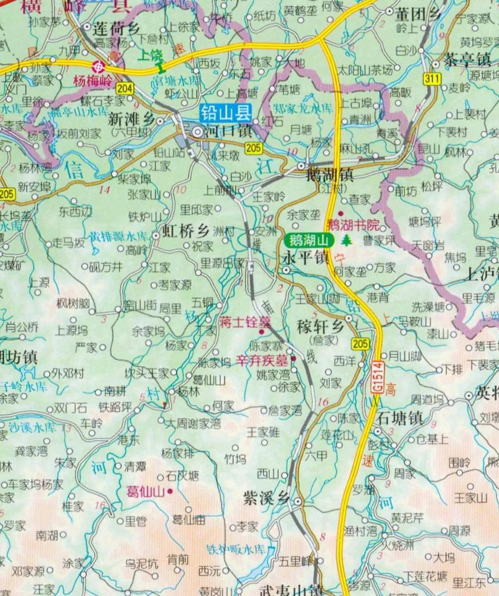这所学校到底发生 铅山县地图铅山县乡镇地图铅山县地图高清版大图