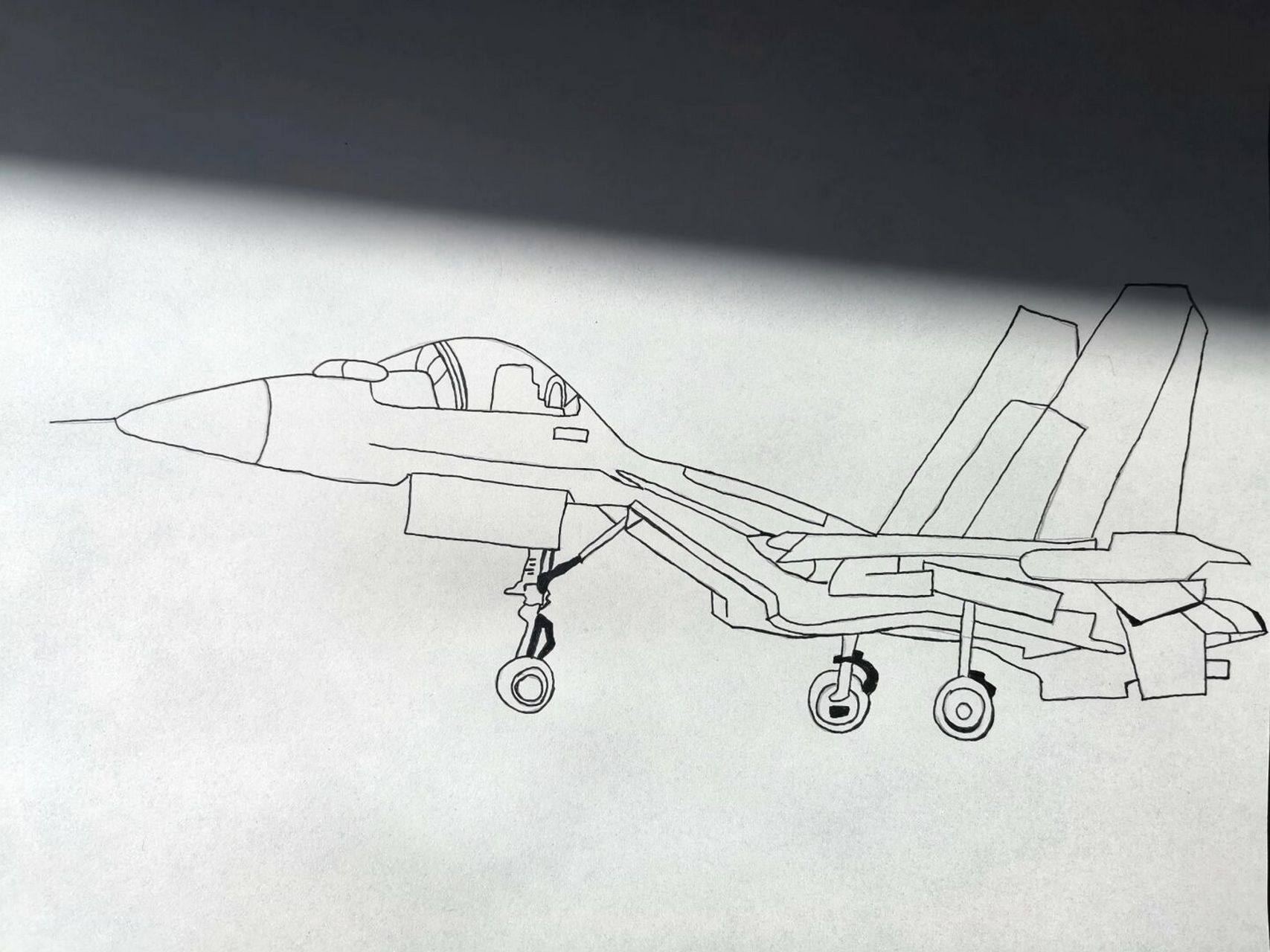 国之重器歼20战斗机#国之重器歼20# #简笔画# #简笔画教程# #简笔画