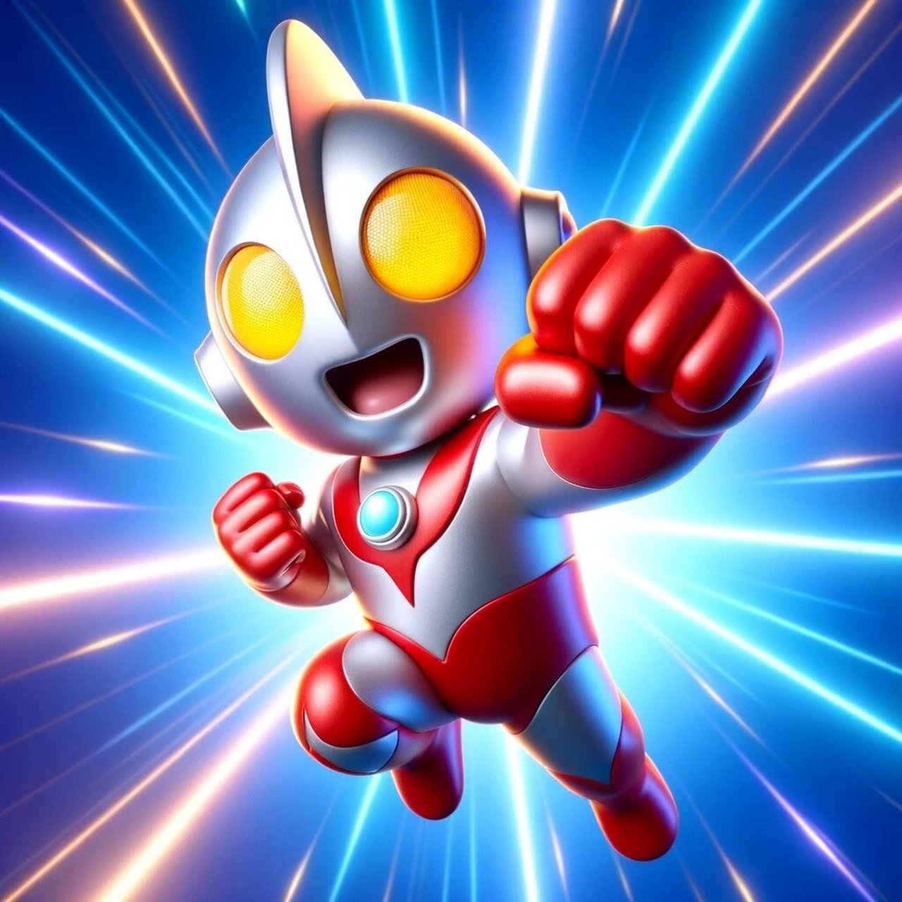 可爱头像丨一组可爱的奥特超人头像