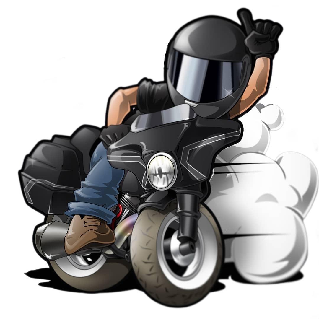 153弹:机车手绘漫画 q版头像