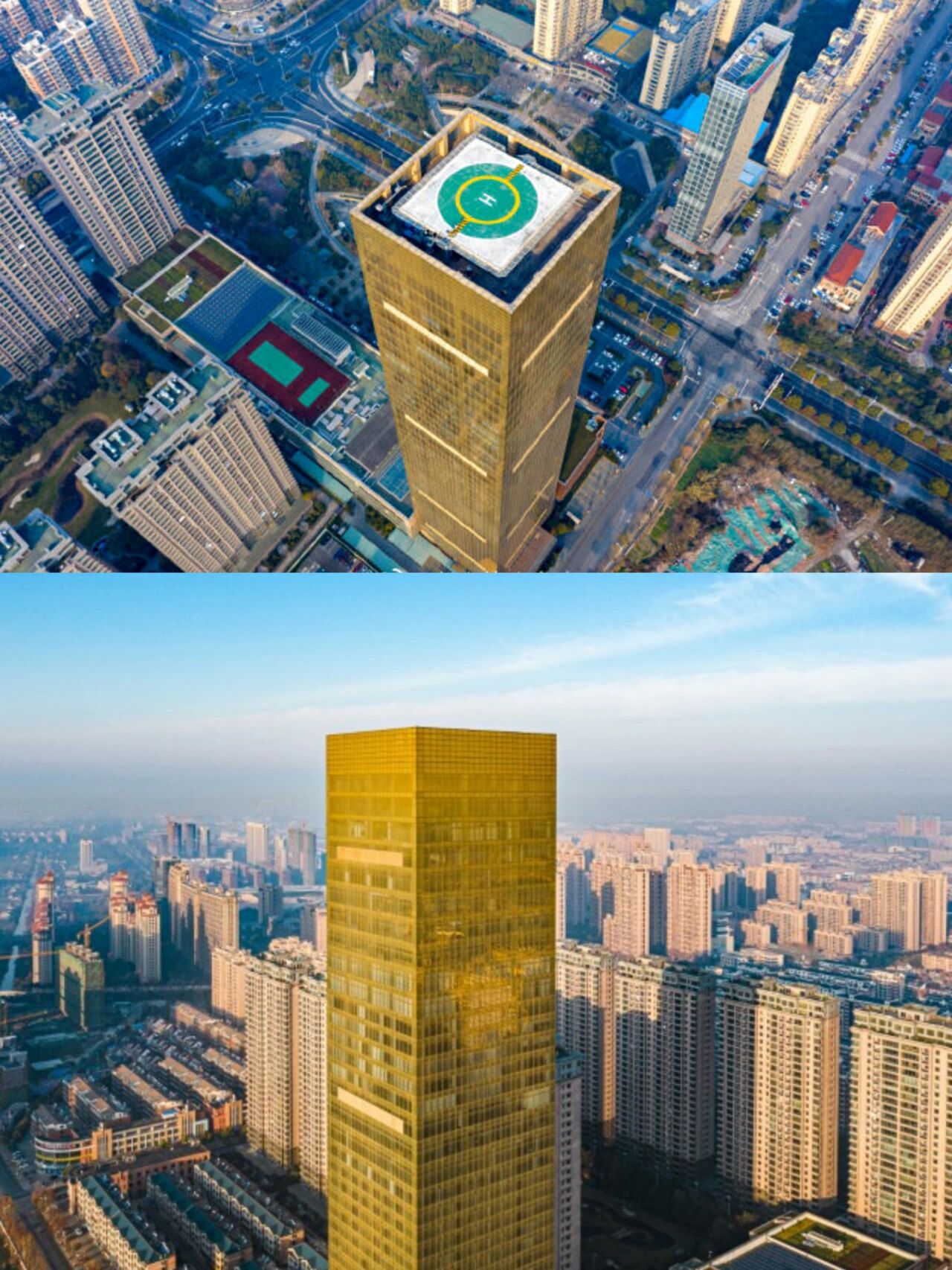 小县城里的"土豪金"| 金砖酒店 92中洋金砖酒店 建筑地点:海安,江苏