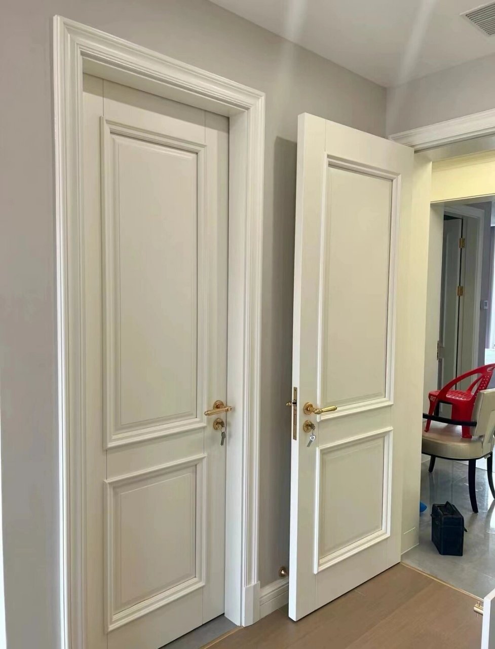 双羽木门法式奶油风全屋定制 暖呼呼的法式奶油风可还喜欢?