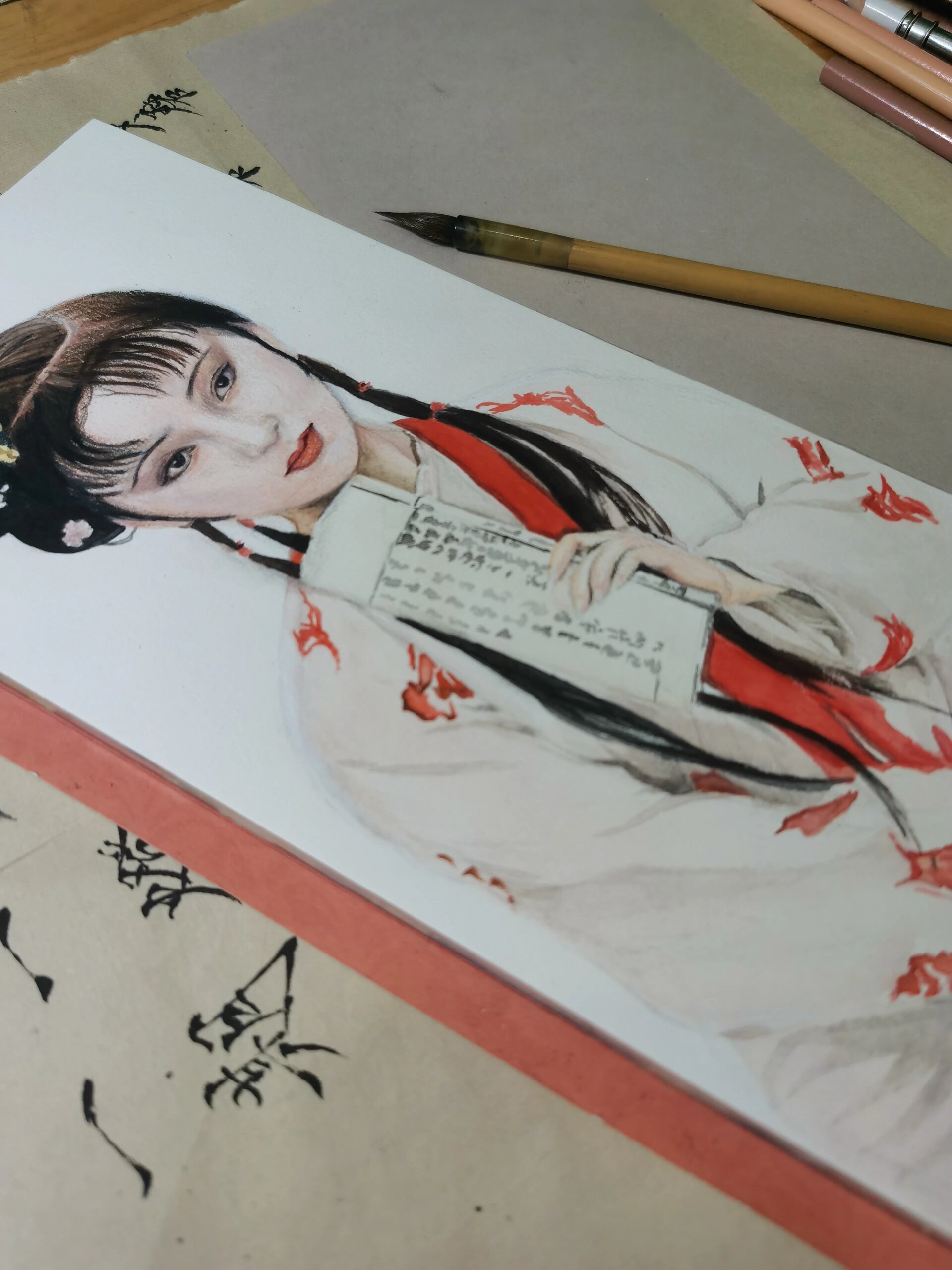 早知他来,我便不来了(手绘林黛玉)