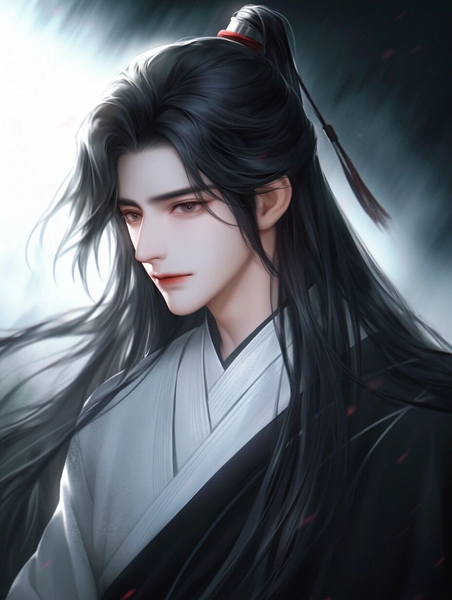 古风青衣美男子·男头·古风头像