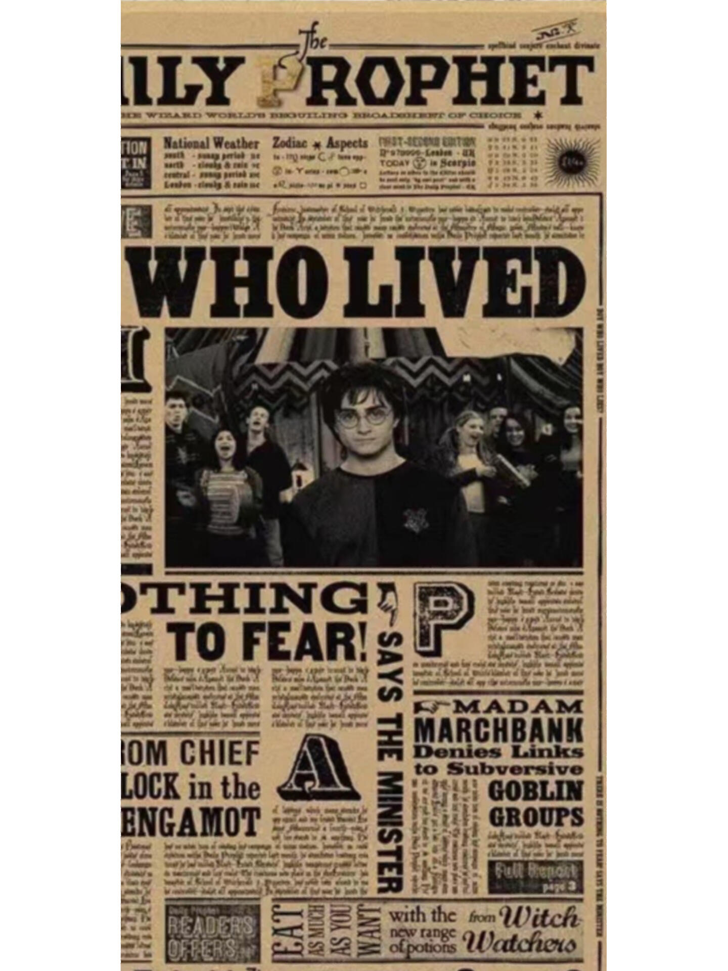 手机壁纸174期 美式复古旧报纸