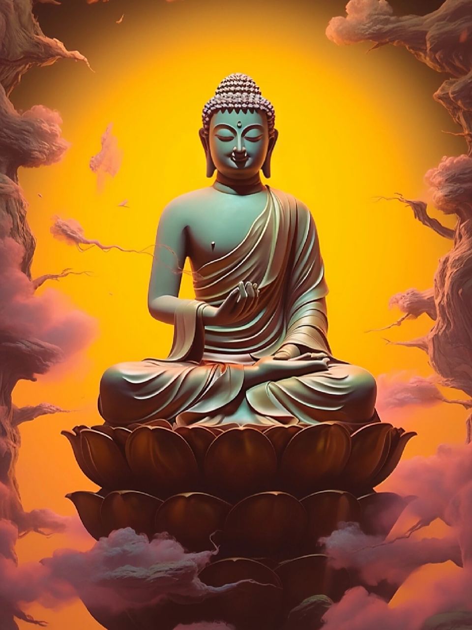 手机壁纸 佛祖保佑