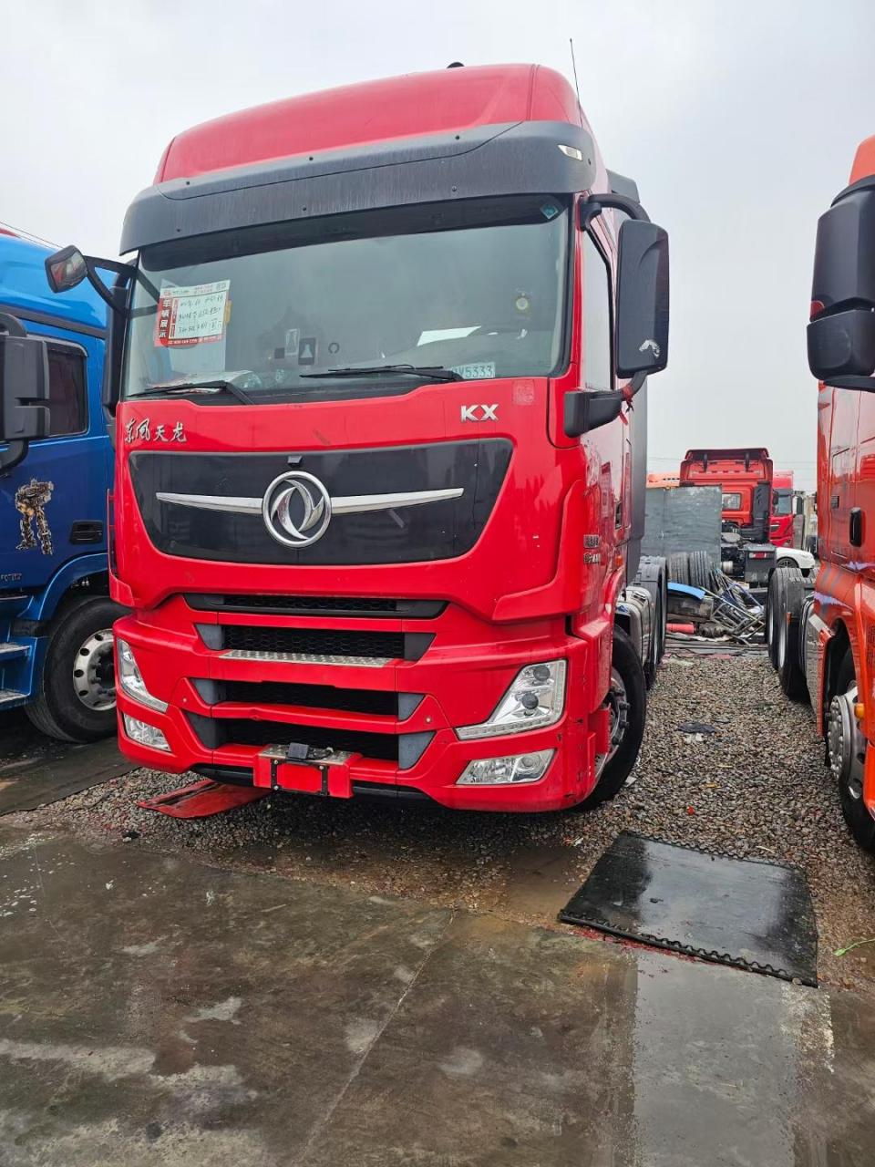 21年5月份上牌的东风天龙旗舰王者版,国六,康明斯发动机600马力