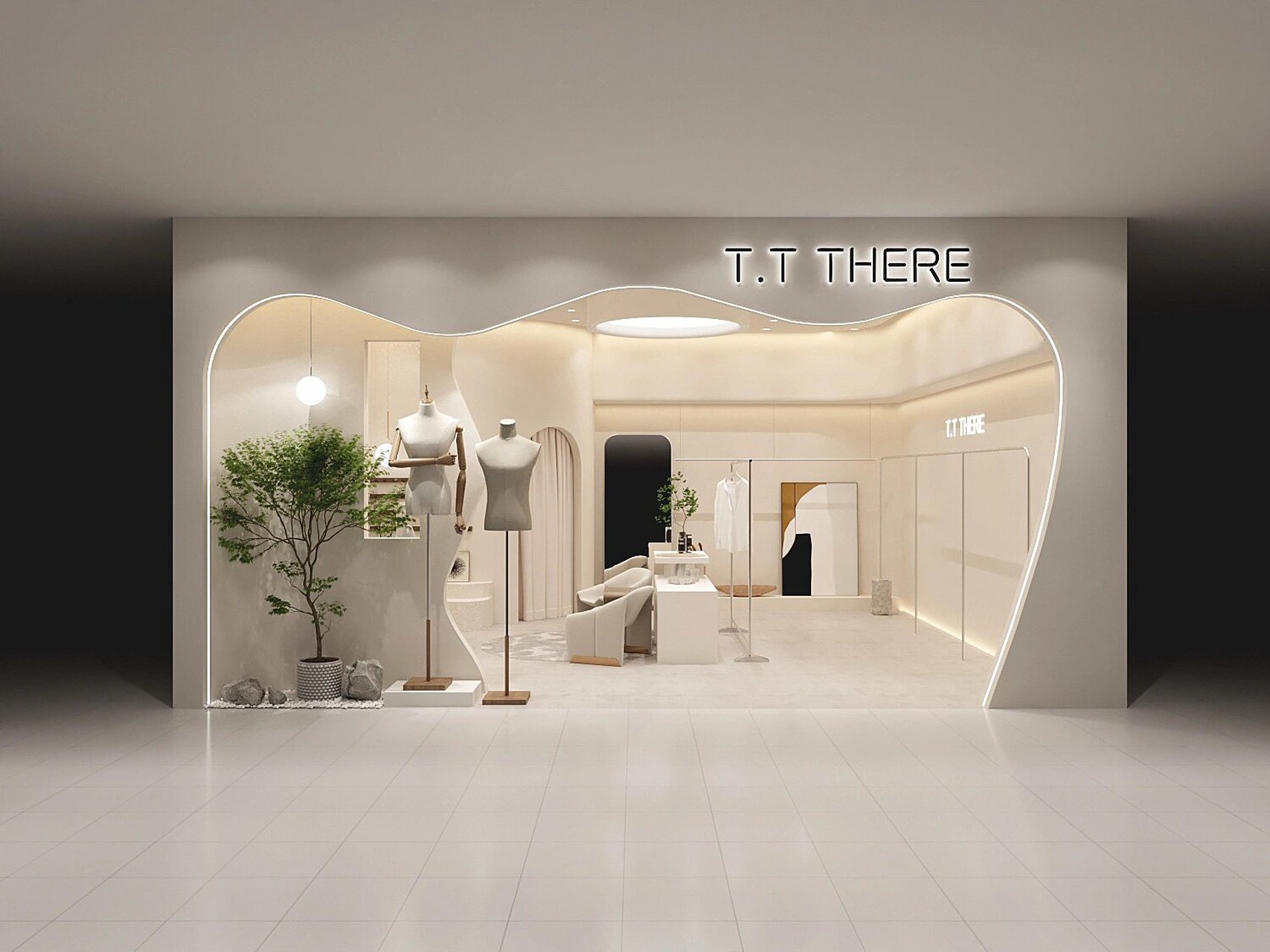 女装店门头设计案例合集🔥网红款 女装店铺的门头设计应该从以下几