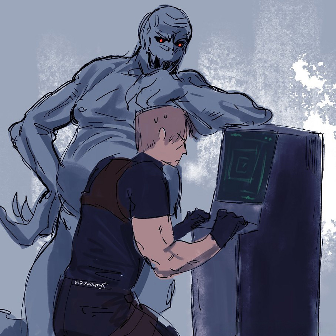 《生化危机4重制版》看着里昂慢慢解谜的再生者[三哈](via.