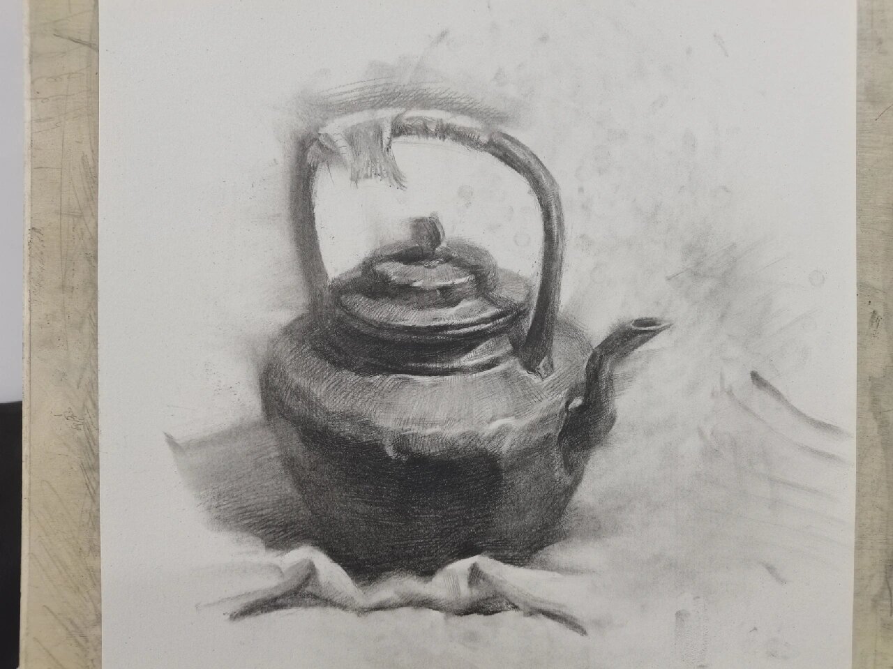 素描茶壶