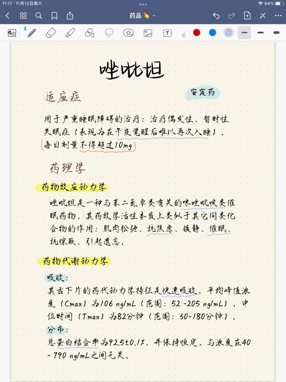 认识药品|no72唑吡坦(思诺思)