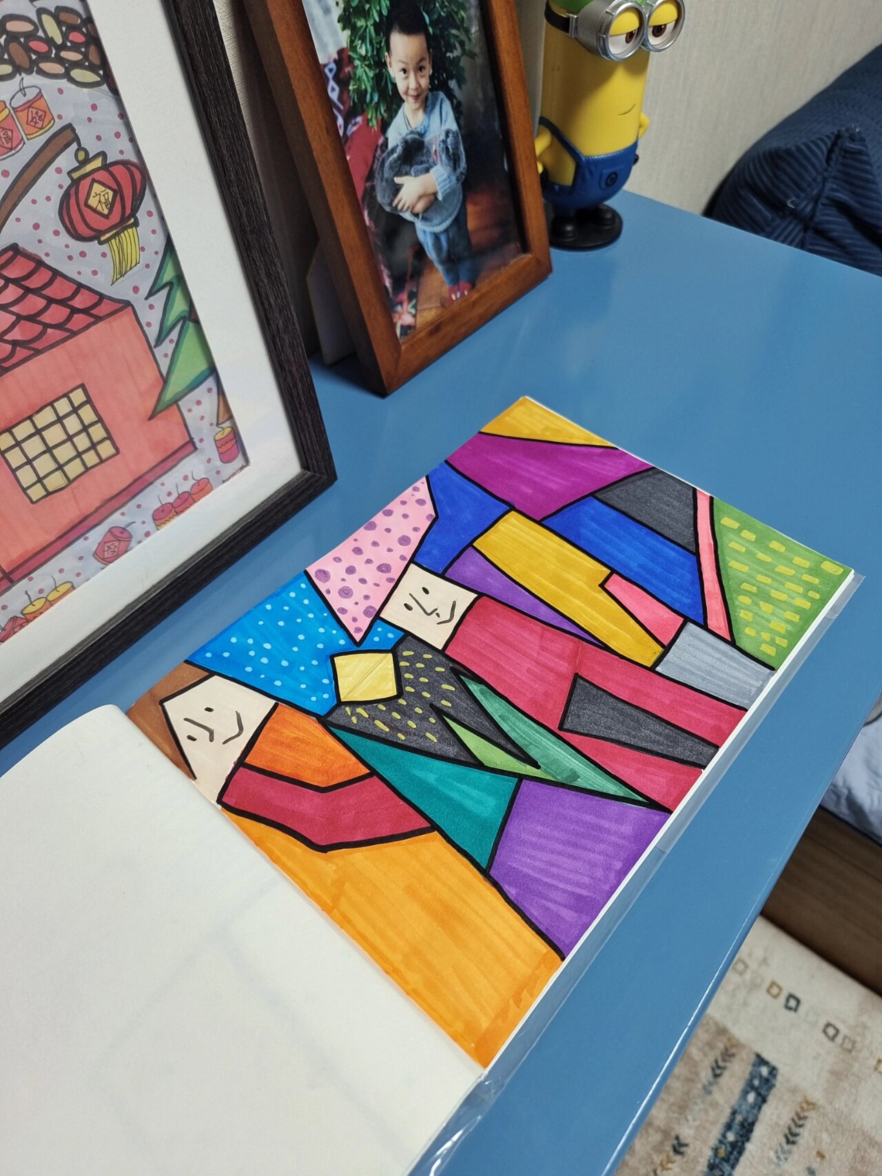 五上美术作业,抽象画