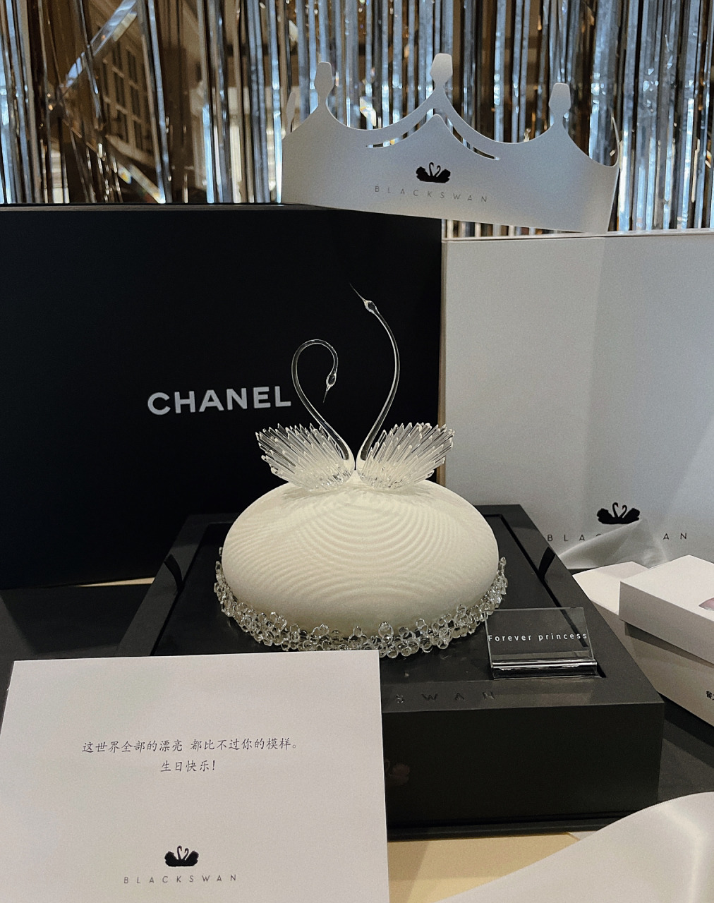 06黑天鹅蛋糕—冰雪之梦 升级后的黑天鹅蛋糕真的好美 !