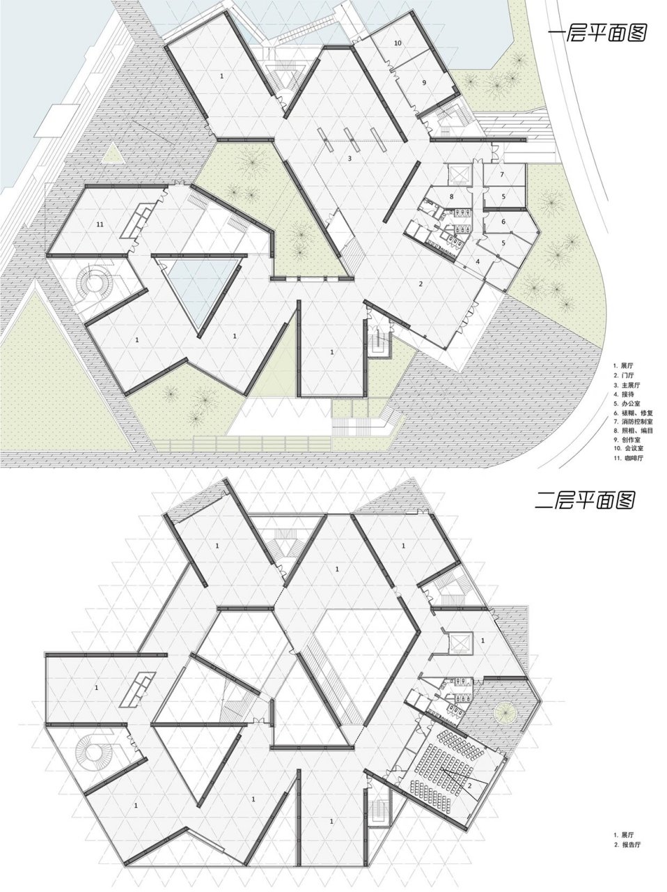 建筑快题案例精选71|安徽艺术学院美术馆 【项目名称】安徽艺术学院
