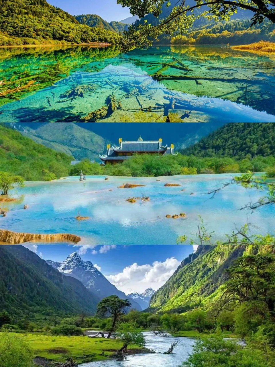 九寨沟黄龙四姑娘山跟团三日游 九寨黄龙四姑娘山三天大团来啦,可升级