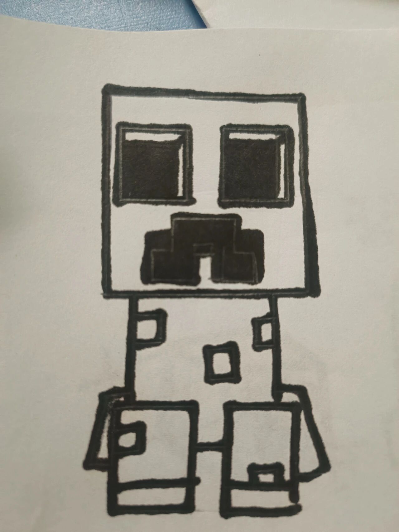 我的世界   苦力怕的两种画法