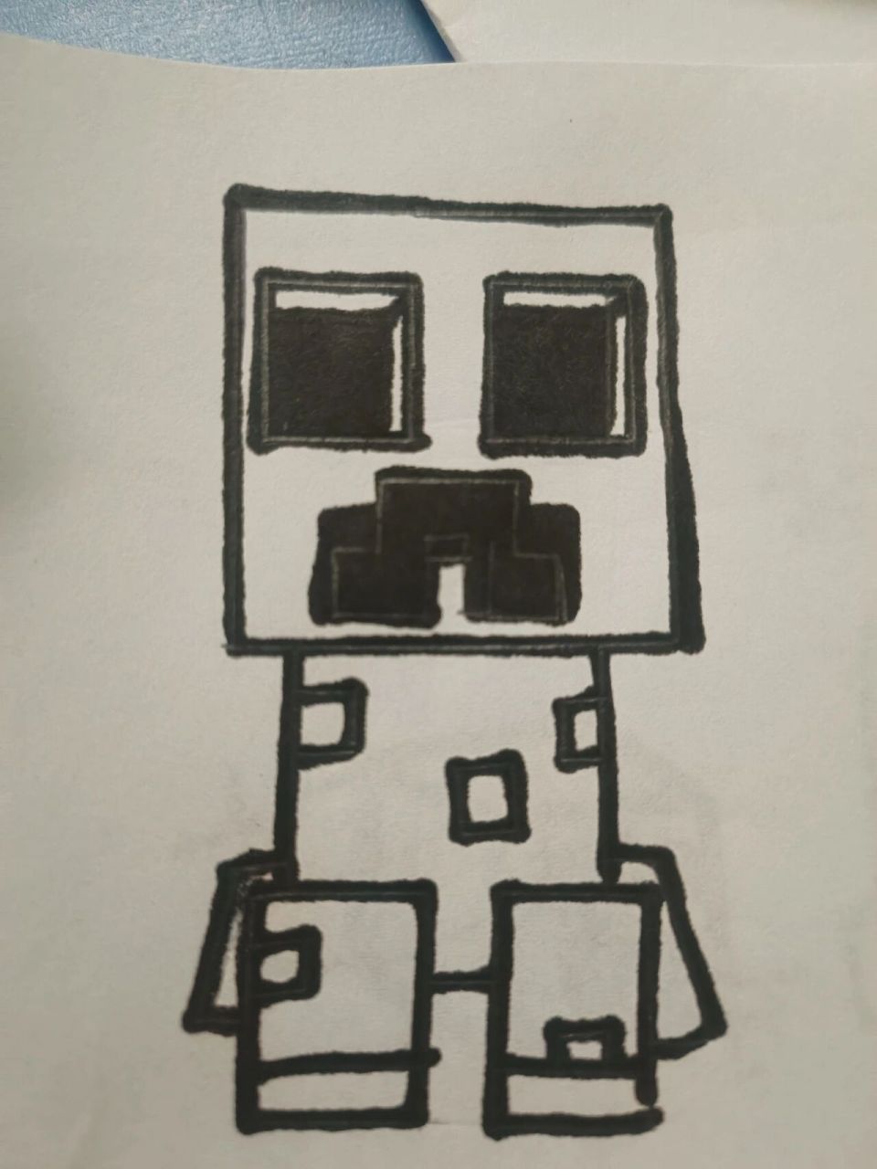 我的世界   苦力怕的两种画法