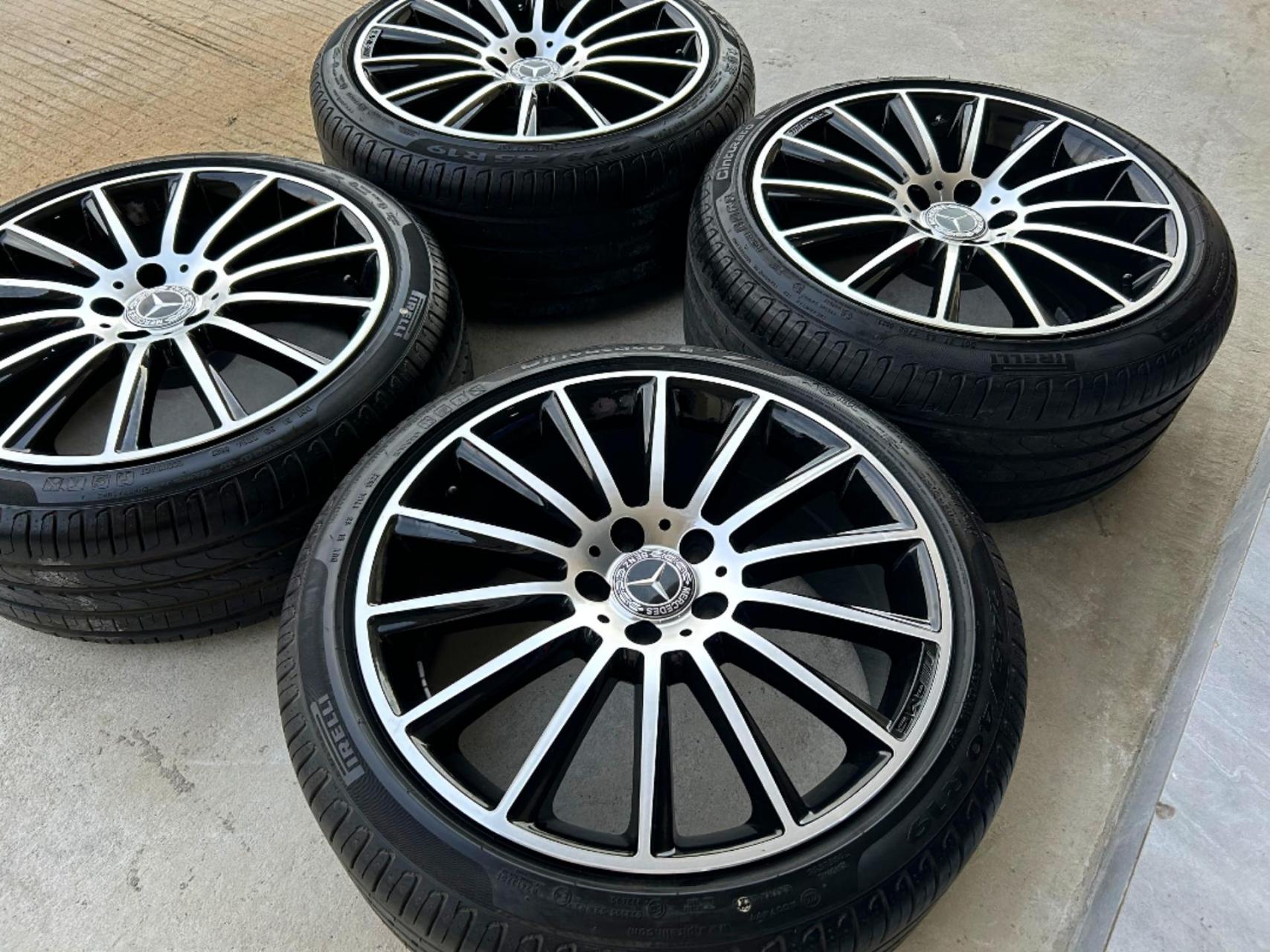 奔驰cls轮毂19寸轮毂带轮胎.