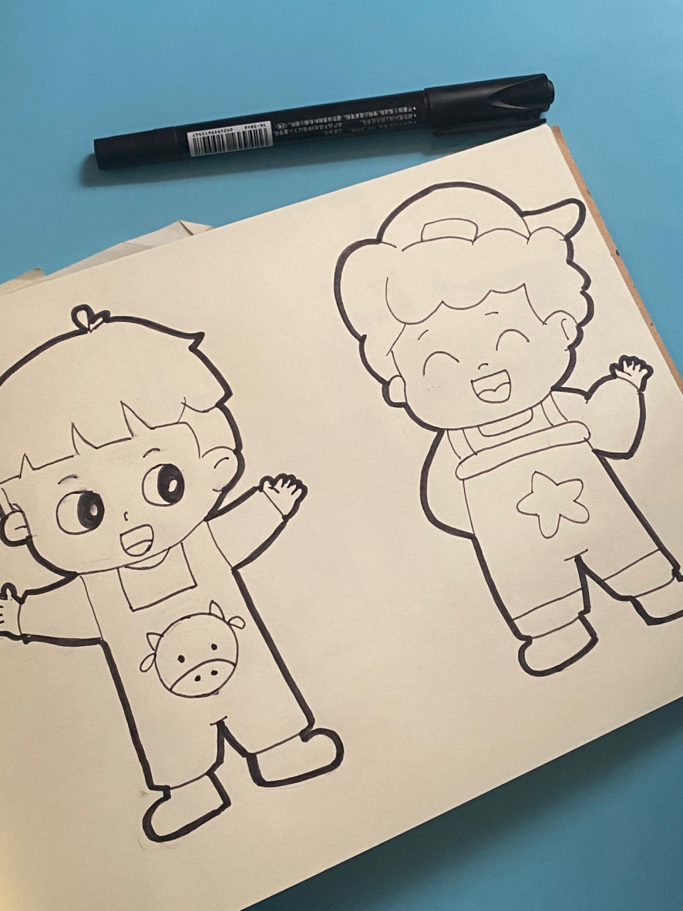 儿童简笔画素材|常用人物61男孩 91康了家人们!