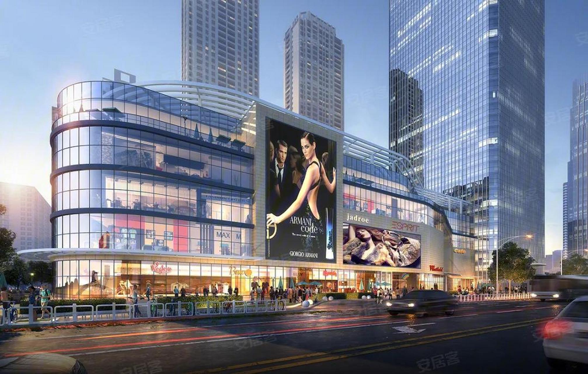 汉正街更新之新港两江汇商业效果图