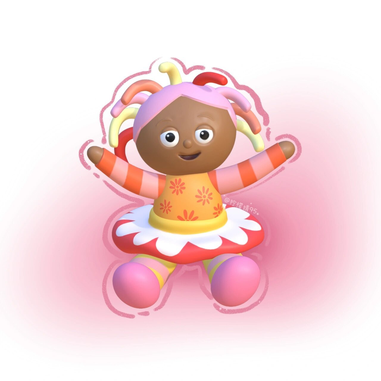 不会再爱花园宝宝了💔 nomad原创3d建模 依古比古唔西迪西情侣头像